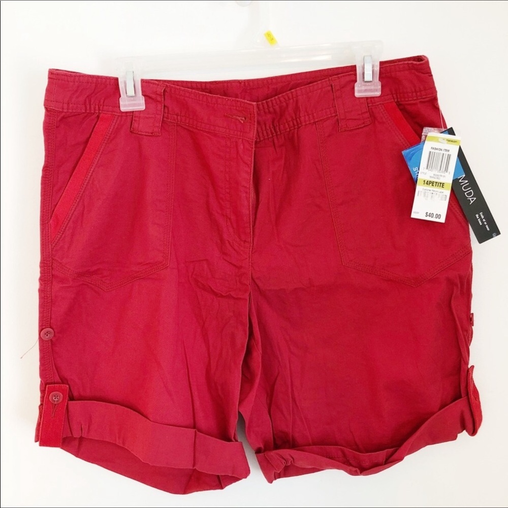 Red Bermuda Shorts